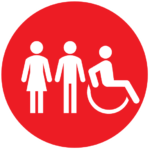 red icon of diversity