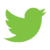 green twitter icon